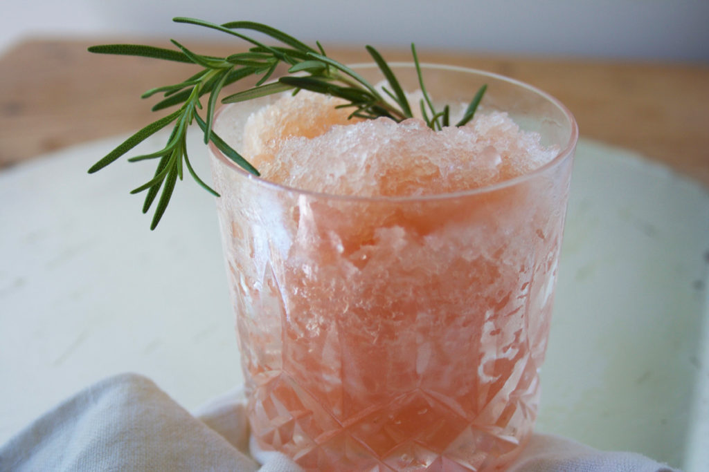 Pink Gin Granita