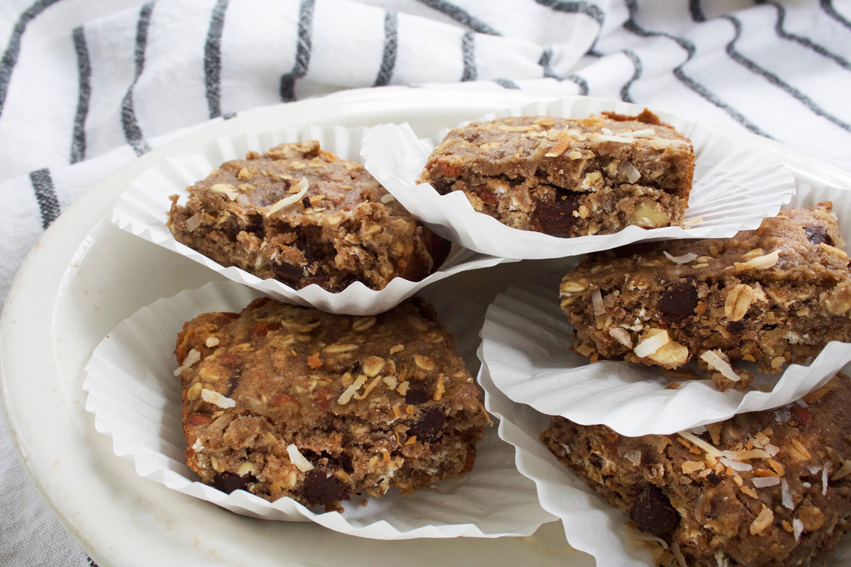 Chocolate Banana Breakfast Bars